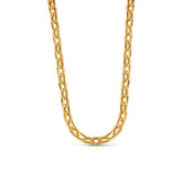 Colar Camden Estilo Corrente Banhado a Ouro 18K