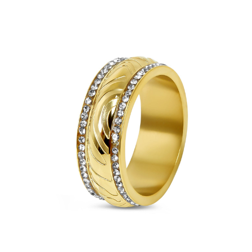 Anel Dupla Camada com Zircônia