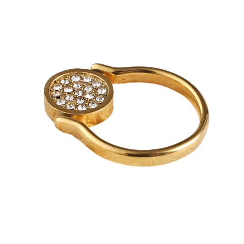 Anel 2 Lados com Zircônia