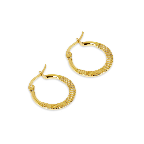 Brinco Argola Catania Banhado a Ouro 18K