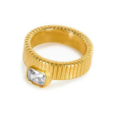 Anel Capri Banhado em Ouro 18k