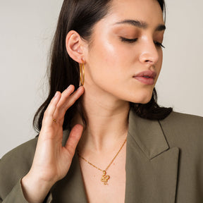 Brinco Argola Banhado em Ouro 18K