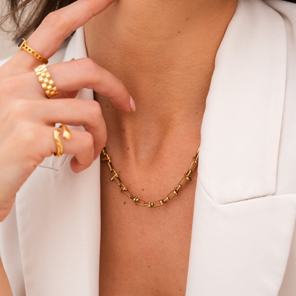 Colar Cairo Banhado a Ouro 18k