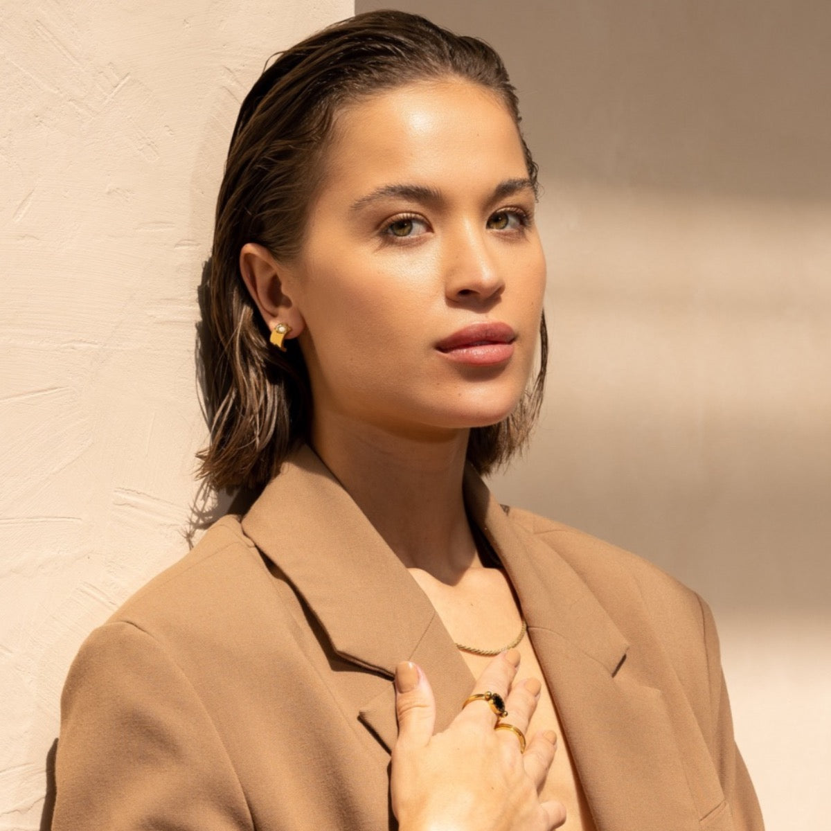 Colar Champanhe Banhado a Ouro 18K