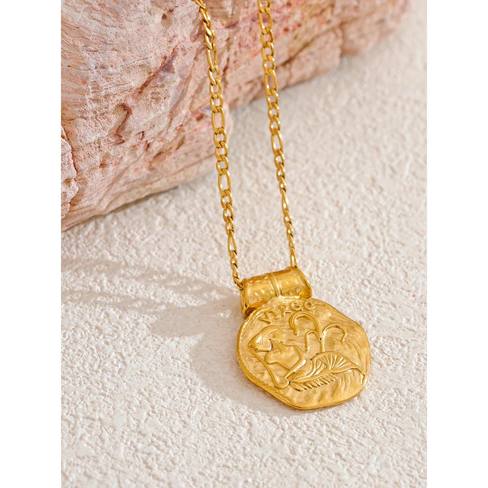 Colar com Pingente dos Signos do Zodíaco