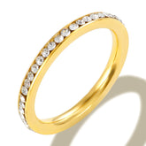 Anel Elara Cravejado com Zircônia