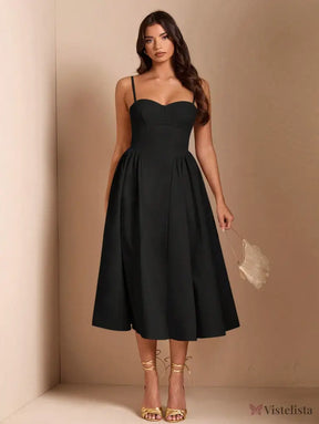 Vestido Midi Tomara Que Caia Com Saia Evasê