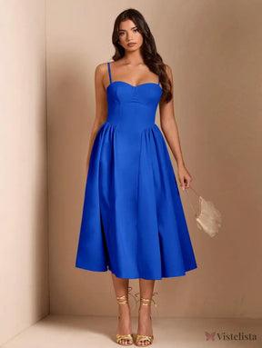 Vestido Midi Tomara Que Caia Com Saia Evasê