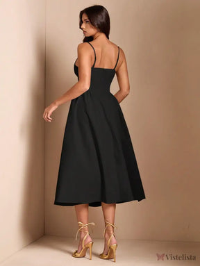 Vestido Midi Tomara Que Caia Com Saia Evasê